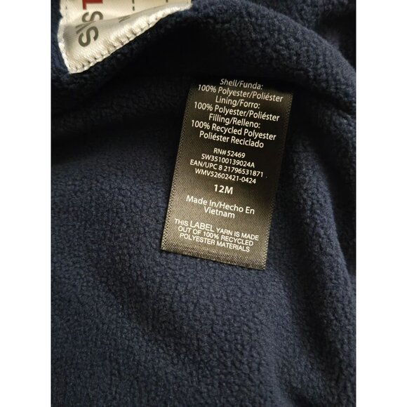 NWT Swiss Tech Toddler Heavyweight Puffer Jacket, Size 12M / Blue Multicolored - Picture 8 of 9